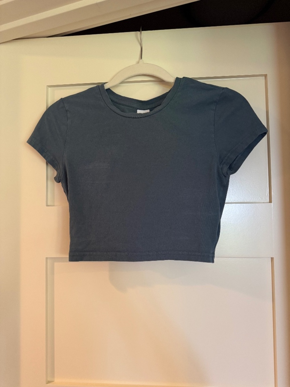 TNA Teal Crop Top